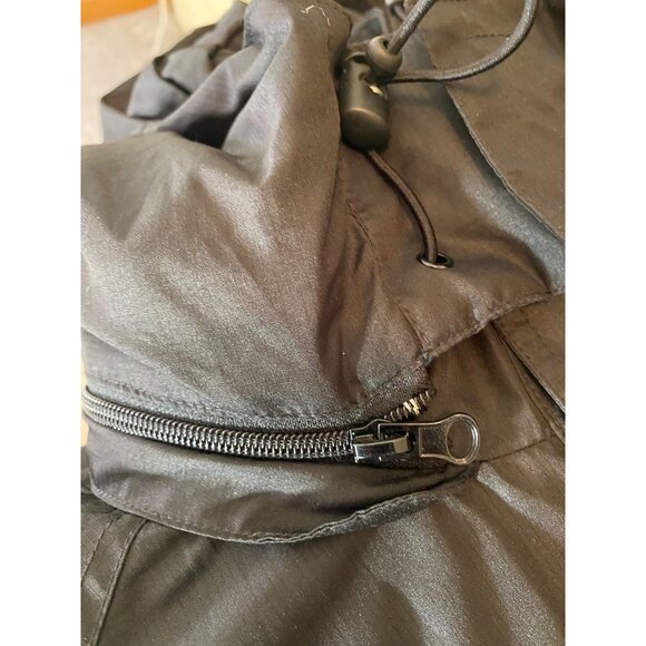 Starter Mens Large Hooded Winter Jacket Blue & Black Zip Off Hood Large - Picture 10 of 15